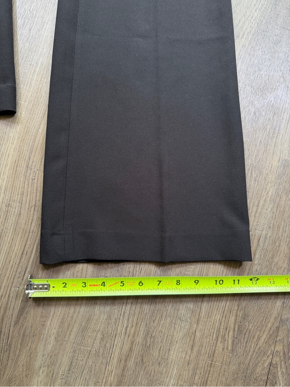 Express Editor High Rise Flare Trouser Black 2 Long - Picture 6 of 15